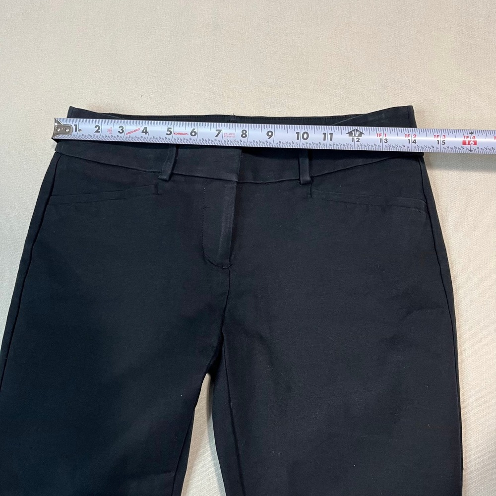 LOFT Marisa‎ "The Riviera Pant" Women's Black Cropped Career Pants - Size 2P - Picture 7 of 9